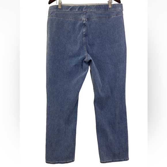 Soft Surroundings Jeans XL Light Blue Denim Pants Stretch - Picture 2 of 4